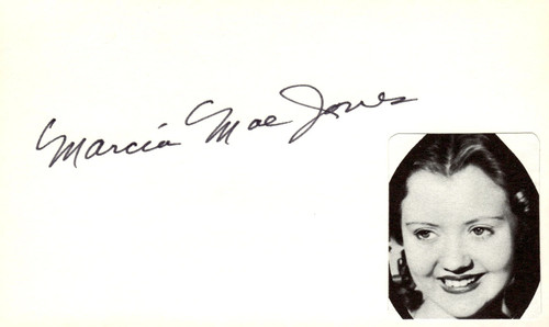 Scheda indice 3x5 autografata